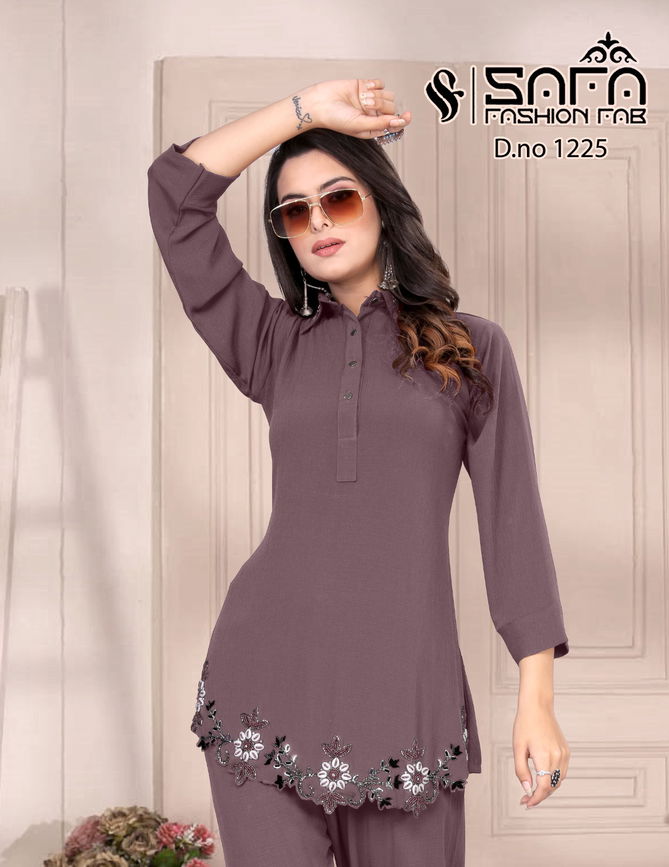 Safa Fashion Fab Dn 1225 Cord Set Ladies Top With Pants Wholesalers In Delhi
